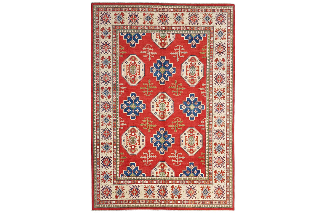 Handgeknüpft wolle kazak teppich 365x270 cm Orientalisch teppichboden