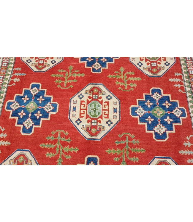 Handgeknoopt kazak tapijt 365x270 cm  oosters kleed vloerkleed