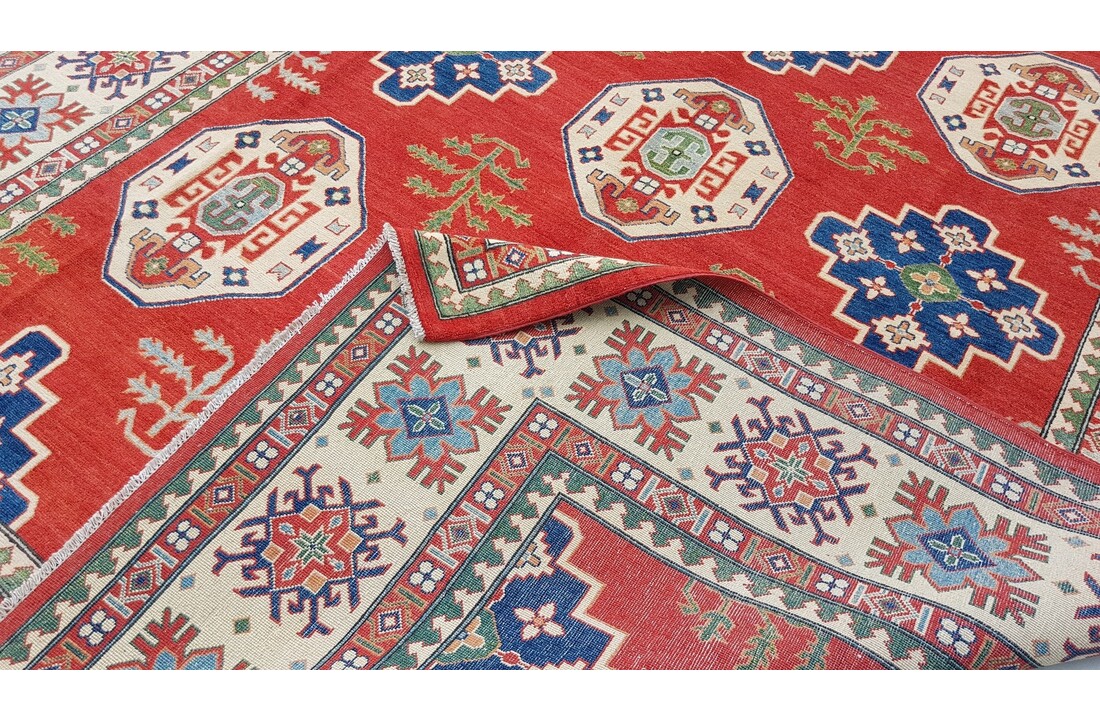 Handgeknüpft wolle kazak teppich 365x270 cm Orientalisch teppichboden