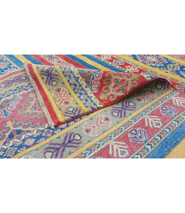 Handgeknüpft wolle kazak teppich  364x276 cm   Orientalisch teppichboden