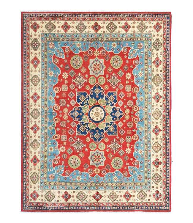 Handgeknüpft wolle kazak teppich 303x240 cm   Orientalisch teppichboden