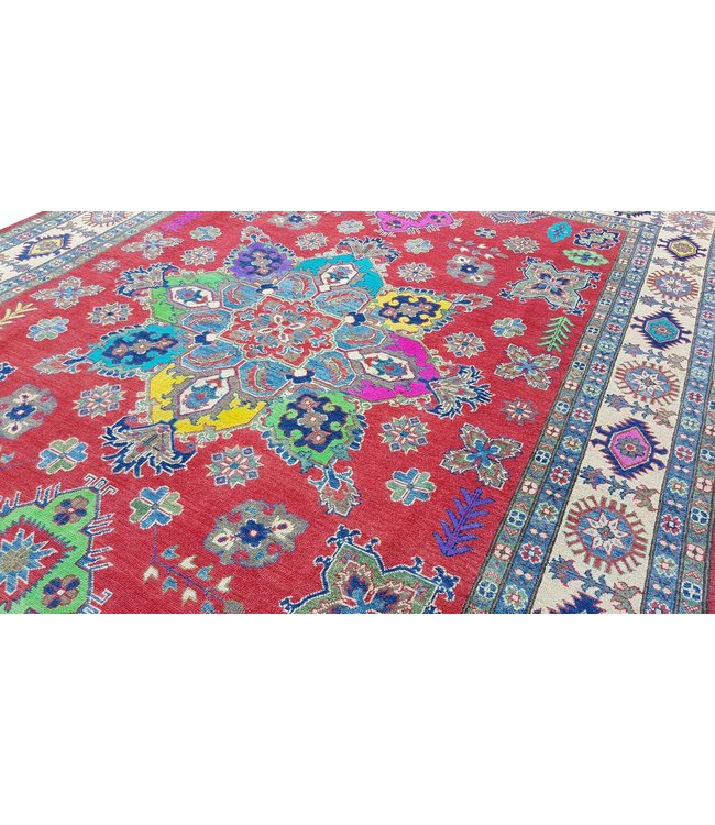 Handgeknoopt kazak tapijt 314x244 cm  oosters kleed vloerkleed