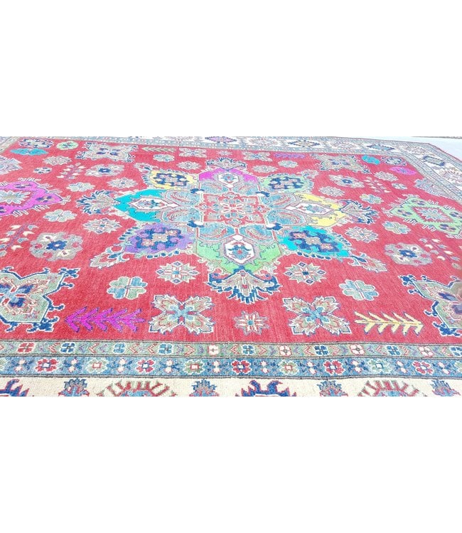 Handgeknoopt kazak tapijt 314x244 cm  oosters kleed vloerkleed