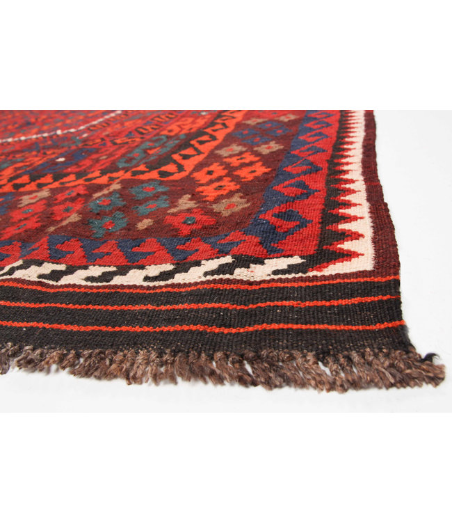 335x255 cm Hand Woven Afghan Wool Kilim Area Rug