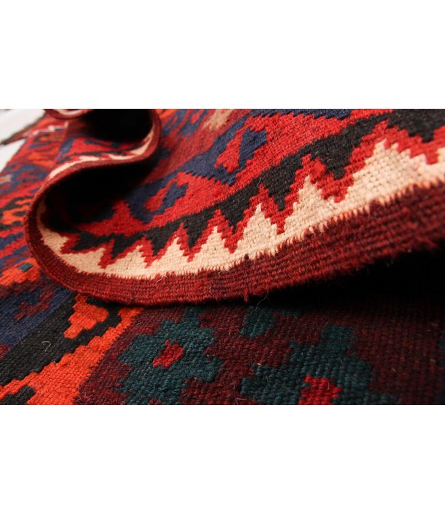 335x255 cm Hand Woven Afghan Wool Kilim Area Rug