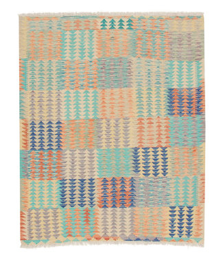 198x157 cm Handgewebte Orientalisch Wolle Kelim Teppich 198x157 cm Handgewebte Orientalisch Wolle Kelim Teppich