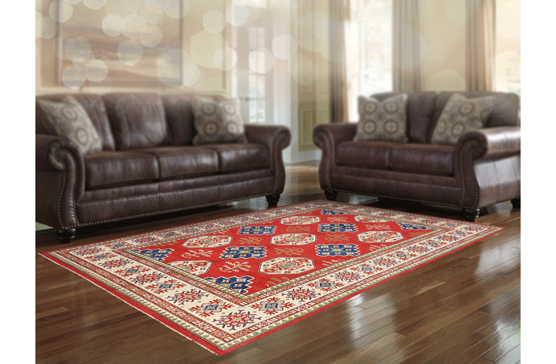 Handgeknüpft wolle kazak teppich 365x270 cm Orientalisch teppichboden