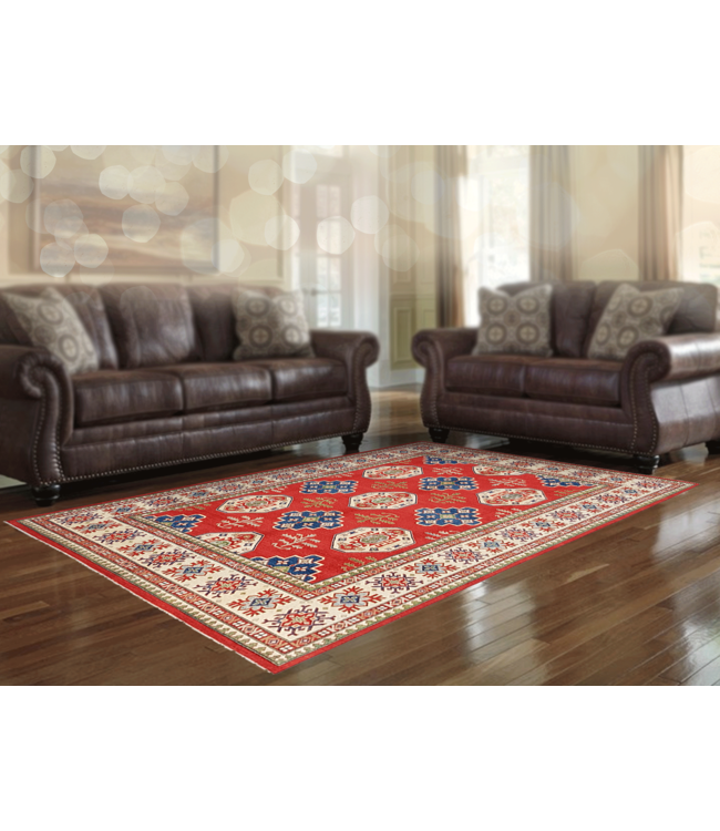 shal Hand knotted  11'9x 8'8 wool kazak area rug  365x270 cm  Oriental carpet