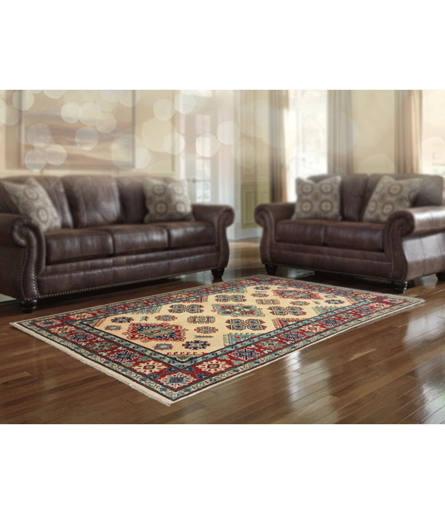 Handgeknüpft wolle kazak teppich  183x122 cm   Orientalisch teppichboden