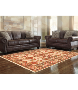 Hand knotted 8'3x6'8 ft ziegler rug Sheep Wool 255x208 cm Area Rug Carpet