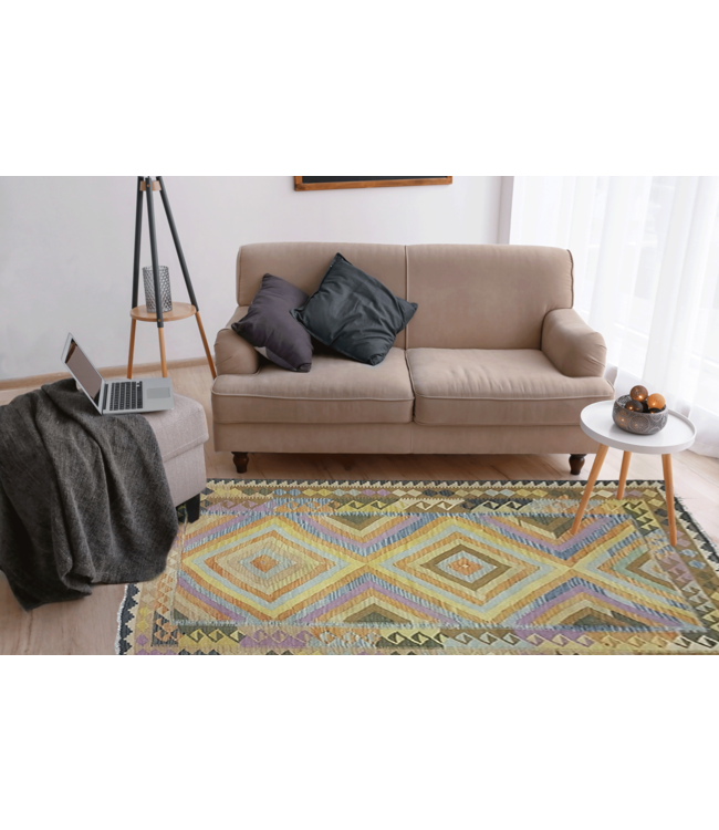 kelim 233 x 165 cm vloerkleed tapijt kelims hand geweven