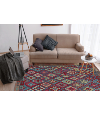 Handgewebte Orientalisch Wolle Kelim Teppich 251x186 cm Handgewebte Orientalisch Wolle Kelim Teppich 251x186 cm