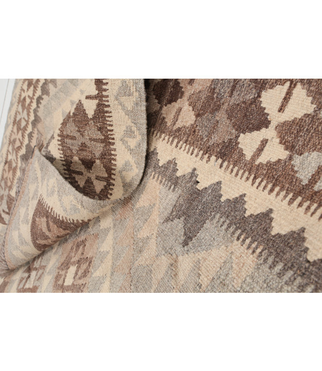 170x128 cm Handgemaakt Natural Kelim Wol Tapijt