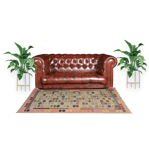 exclusive Kelim Teppich 297x198 cm Multicolor afghan kilim teppich exclusive Kelim Teppich 297x198 cm Multicolor afghan kilim teppich