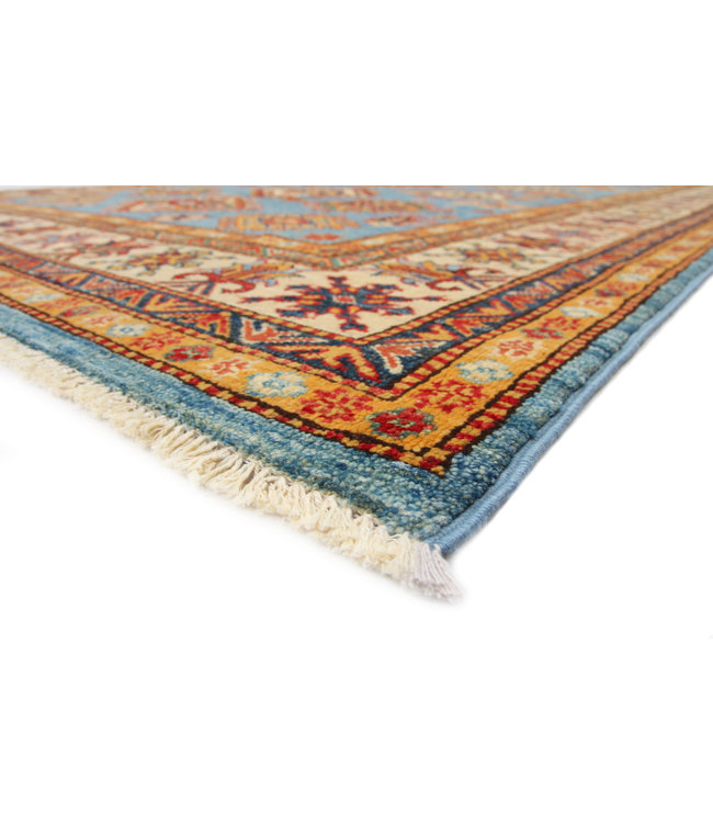 246x173 cm Kazak Rug Fine Hand knotted  Wool Oriental Carpet