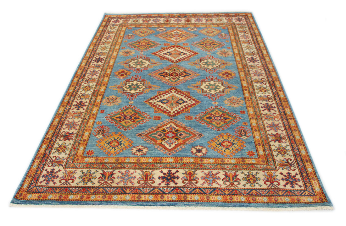 246x173 cm kazak tapijt fijn Handgeknoopt wol