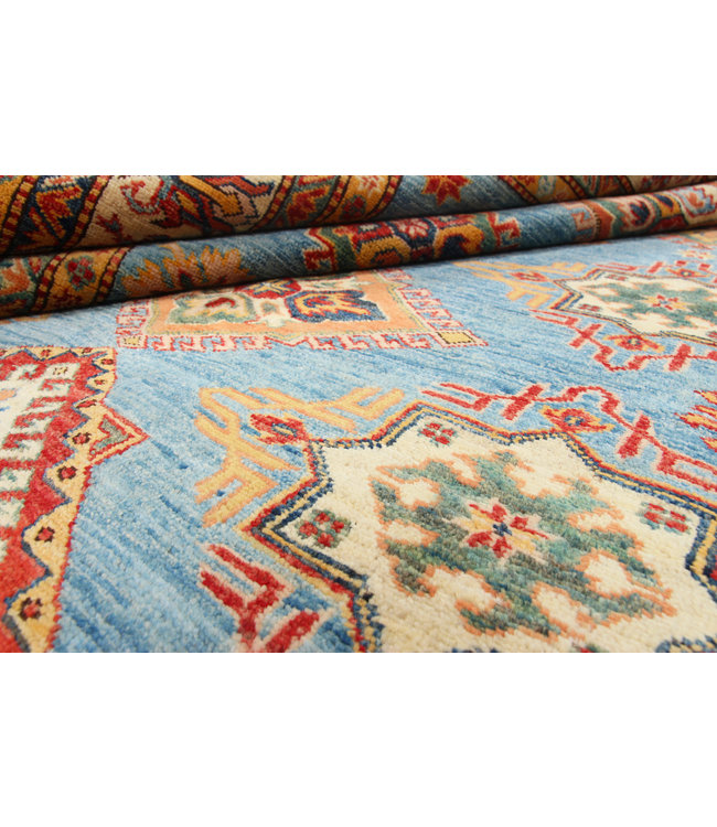 246x173 cm Kazak Rug Fine Hand knotted  Wool Oriental Carpet