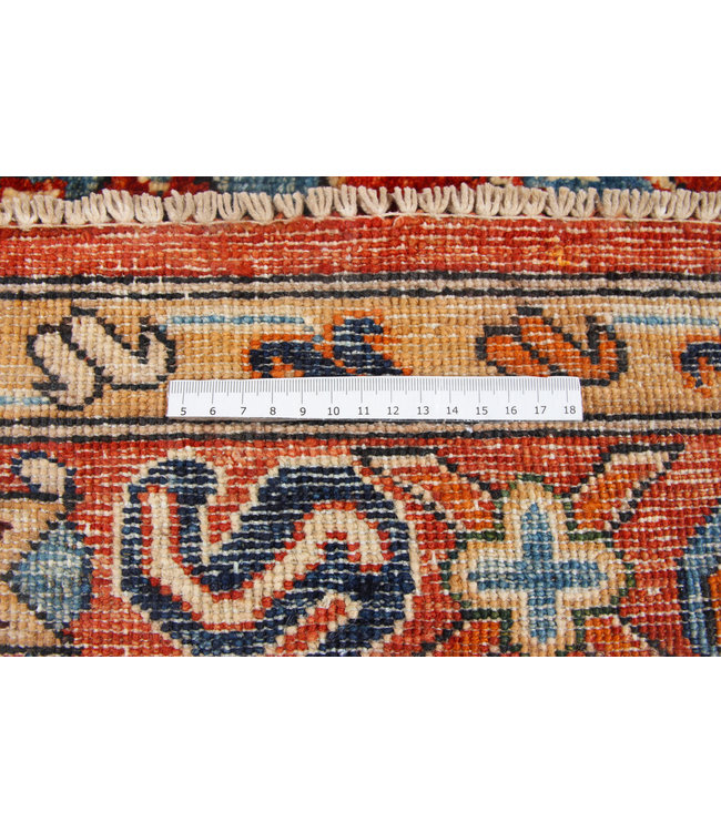 238x174 cm Kazak Rug Fine Hand knotted  Wool Oriental Carpet