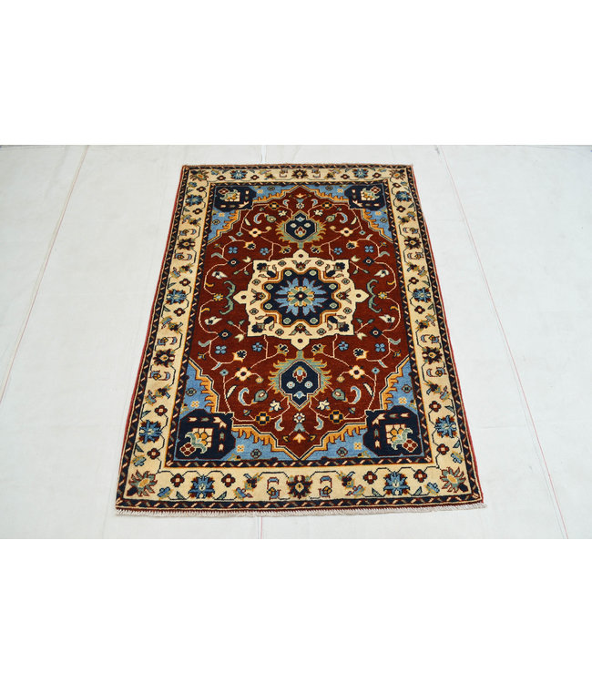 Handgeknüpft wolle kazak Rod teppich 151x104 cm   Orientalisch  teppich