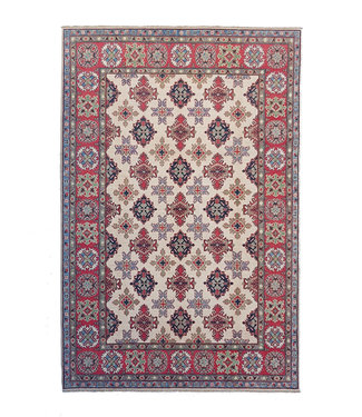 Hand knotted  9'6x6'6 wool kazak area rug  294x202 cm  Oriental carpet