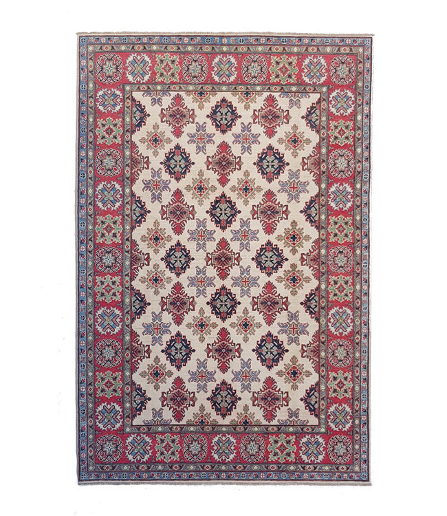 Handgeknoopt kazak tapijt 294x202 cm  oosters kleed vloerkleed