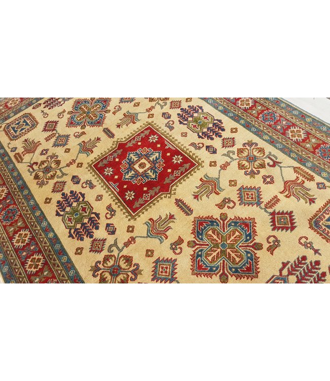 Hand knotted  9'8x6'5 wool kazak area rug  300x200 cm  Oriental carpet