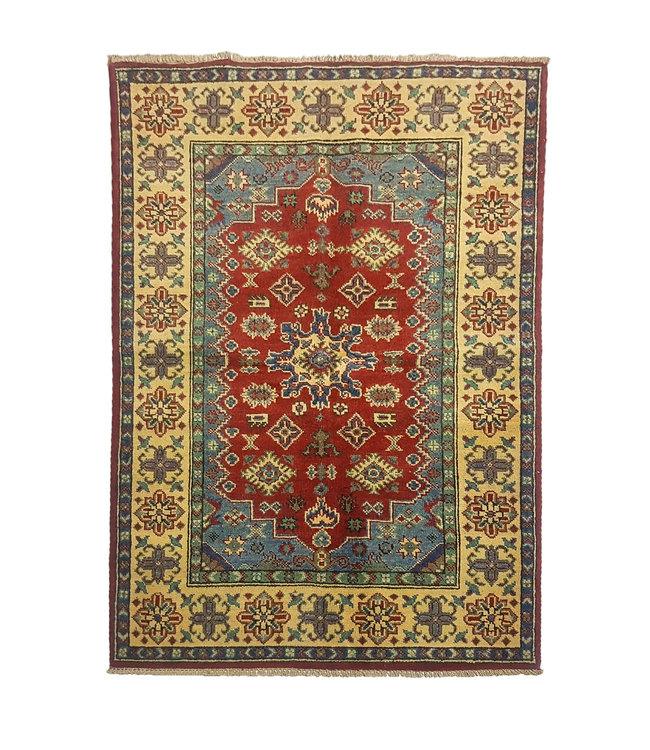 Traditional Wool Rug Tribal 4'72x3'28 Hand knotted  carpet  Royal kazak