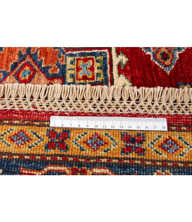 246x172 cm Kazak Rug Fine Hand knotted  Wool Oriental Carpet