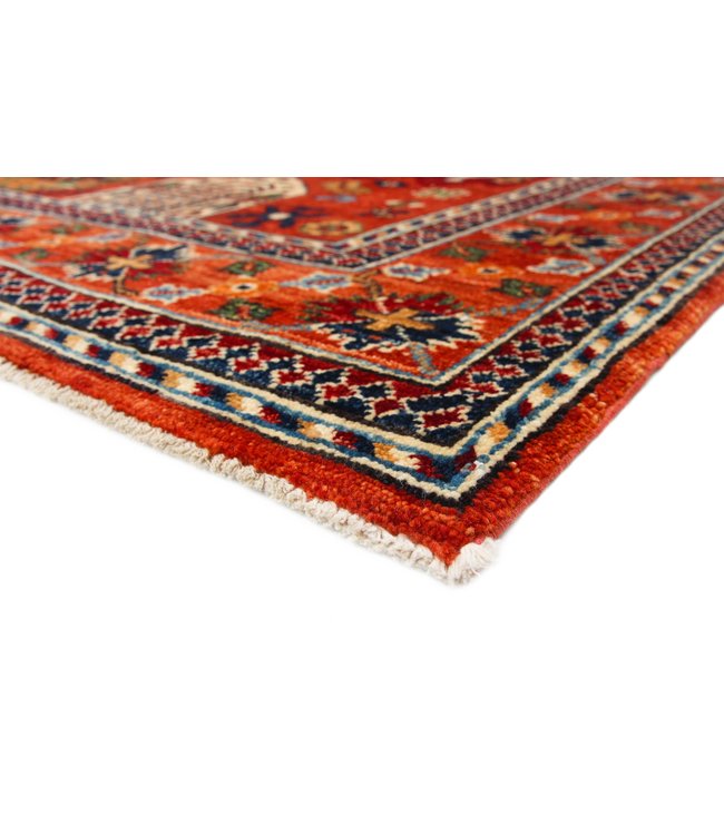 243x167 cm Kazak Rug Fine Hand knotted  Wool Oriental Carpet