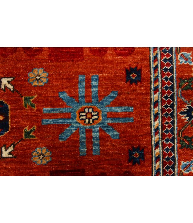 243x167 cm kazak tapijt fijn  Handgeknoopt wol