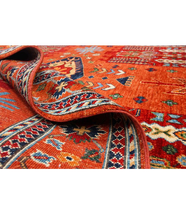 243x167 cm kazak tapijt fijn  Handgeknoopt wol