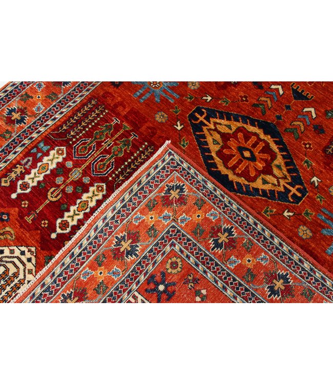 243x167 cm kazak tapijt fijn  Handgeknoopt wol