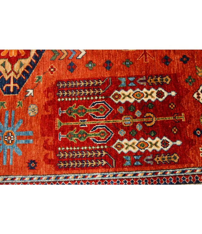 243x167 cm kazak tapijt fijn  Handgeknoopt wol