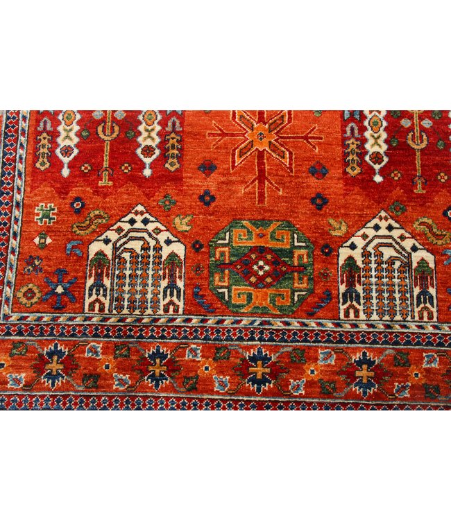 243x167 cm kazak Teppich fine handgeknüpft wolle