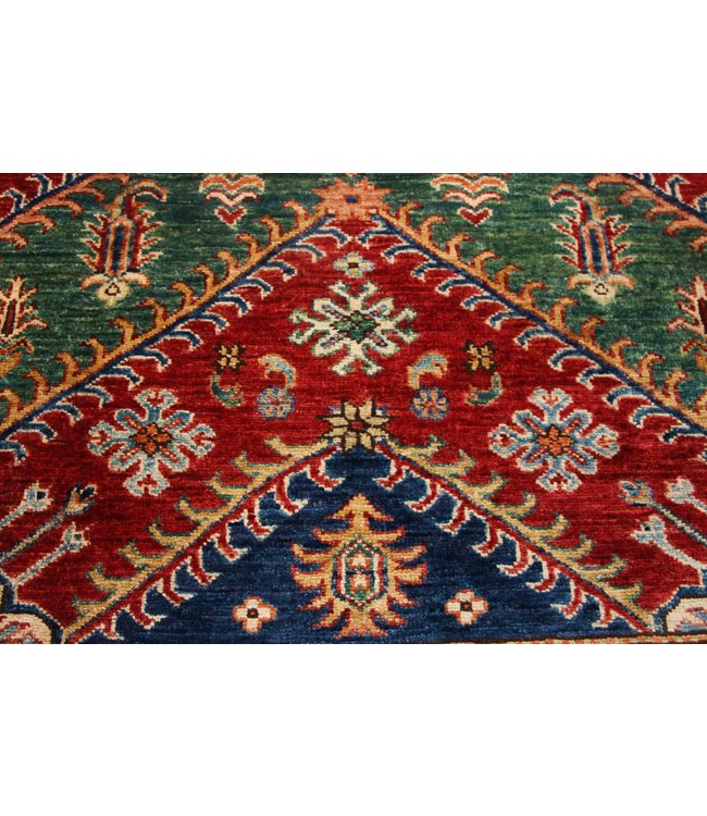 236x168 cm kazak tapijt fijn  Handgeknoopt wol