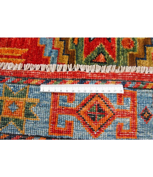 236x174 cm Kazak Rug Fine Hand knotted  Wool Oriental Carpet