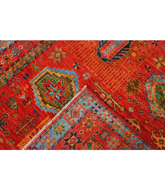 236x174 cm kazak Teppich fine handgeknüpft wolle