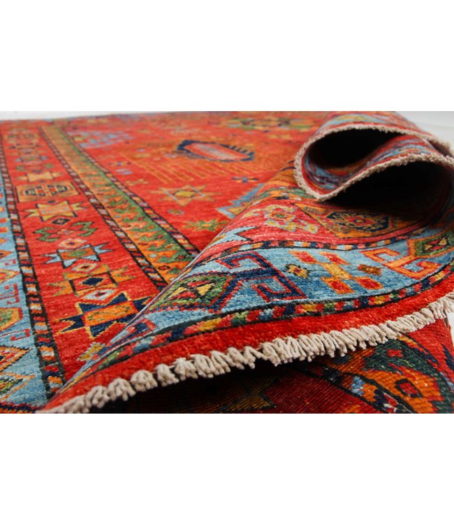 236x174 cm kazak tapijt fijn  Handgeknoopt wol