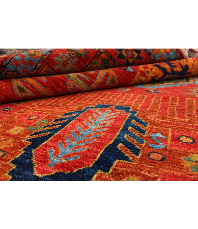 236x174 cm kazak tapijt fijn  Handgeknoopt wol