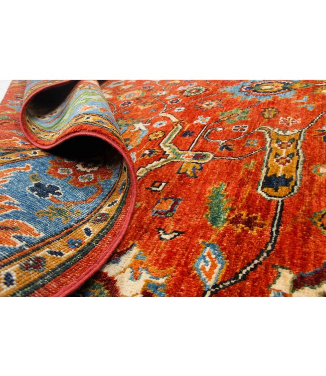 253x175 cm Kazak Rug Fine Hand knotted  Wool Oriental Carpet