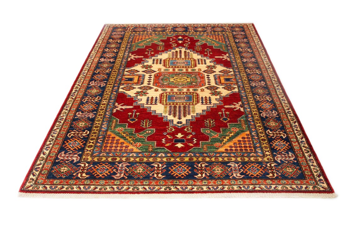 248x178 cm kazak tapijt fijn Handgeknoopt wol