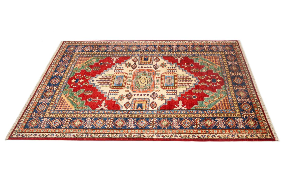 248x178 cm kazak tapijt fijn Handgeknoopt wol