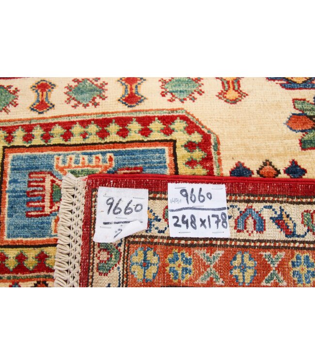 248x178 cm kazak Teppich fine handgeknüpft wolle