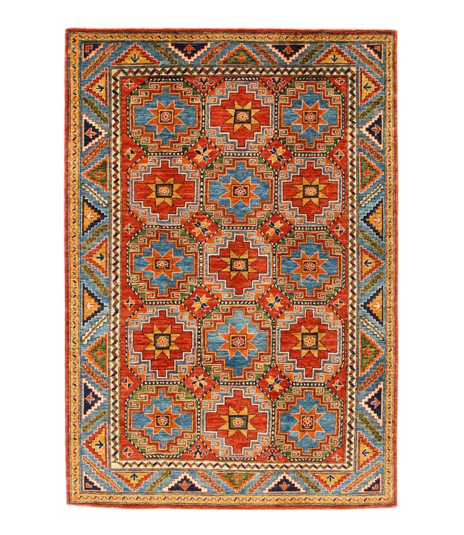 245x166 cm kazak tapijt fijn  Handgeknoopt wol