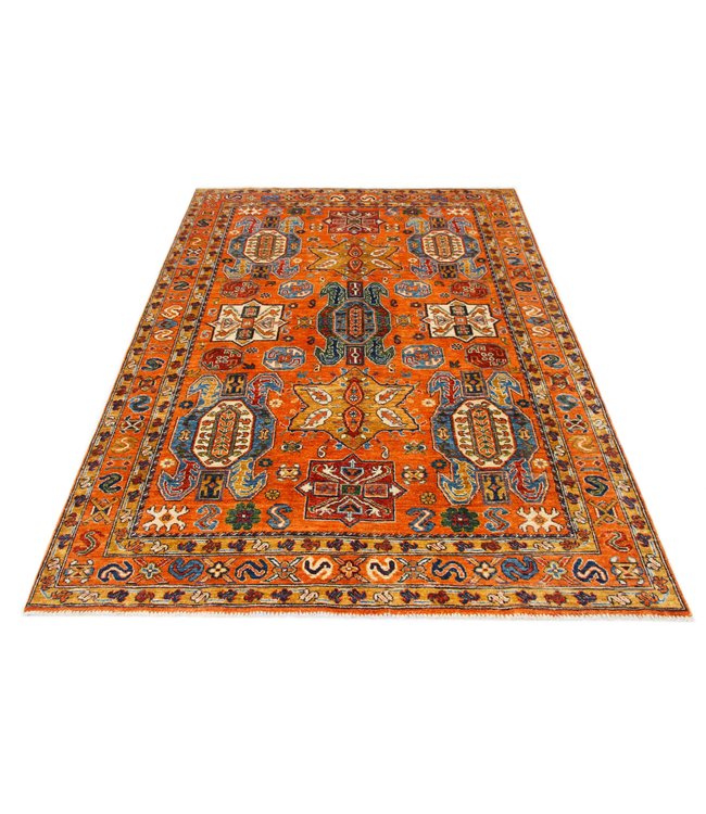 241x170 cm kazak tapijt fijn  Handgeknoopt wol