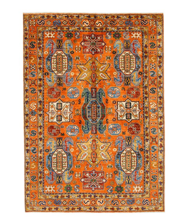 241x170 cm kazak tapijt fijn  Handgeknoopt wol