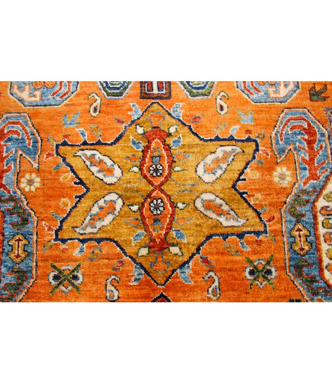 241x170 cm Kazak Rug Fine Hand knotted  Wool Oriental Carpet