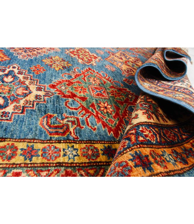 245x180 cm Kazak Rug Fine Hand knotted  Wool Oriental Carpet