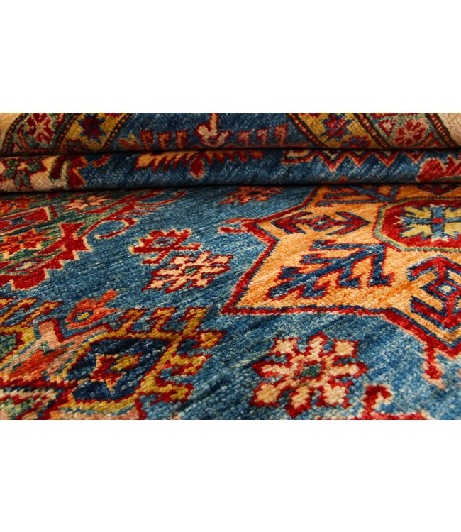 245x180 cm kazak tapijt fijn  Handgeknoopt wol