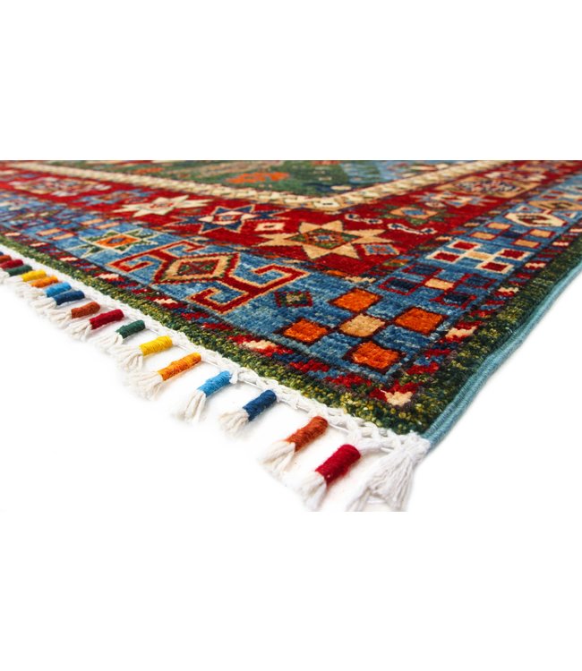 239x172 cm kazak tapijt fijn  Handgeknoopt wol